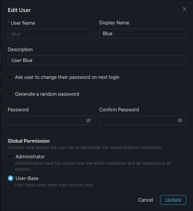 Edit User Page