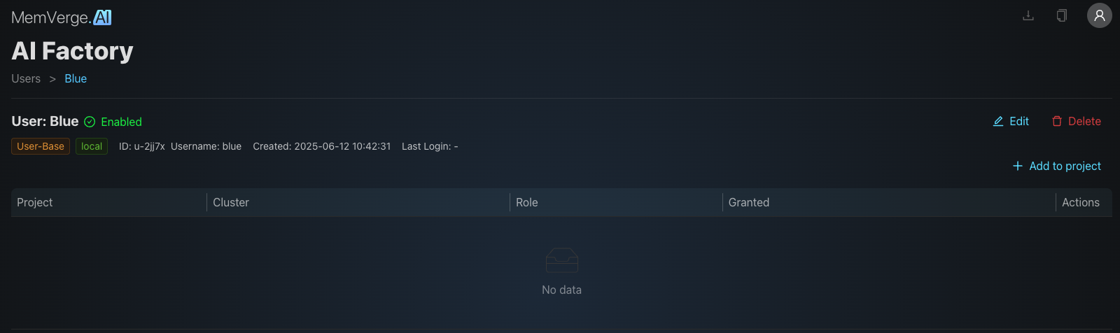 User Details
