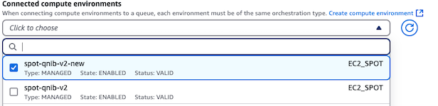 Job Queue Compute Environemnt Change