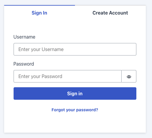 Create Account