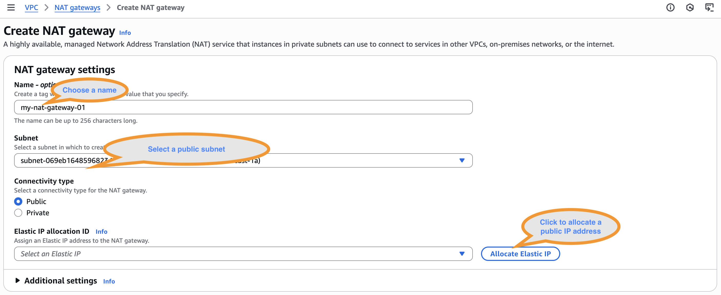 OpCenter without public IP address