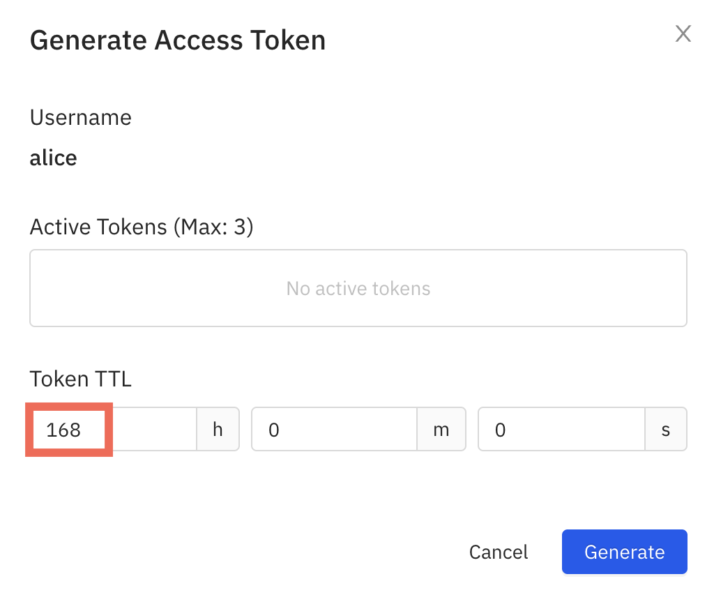 Choosing a token TTL